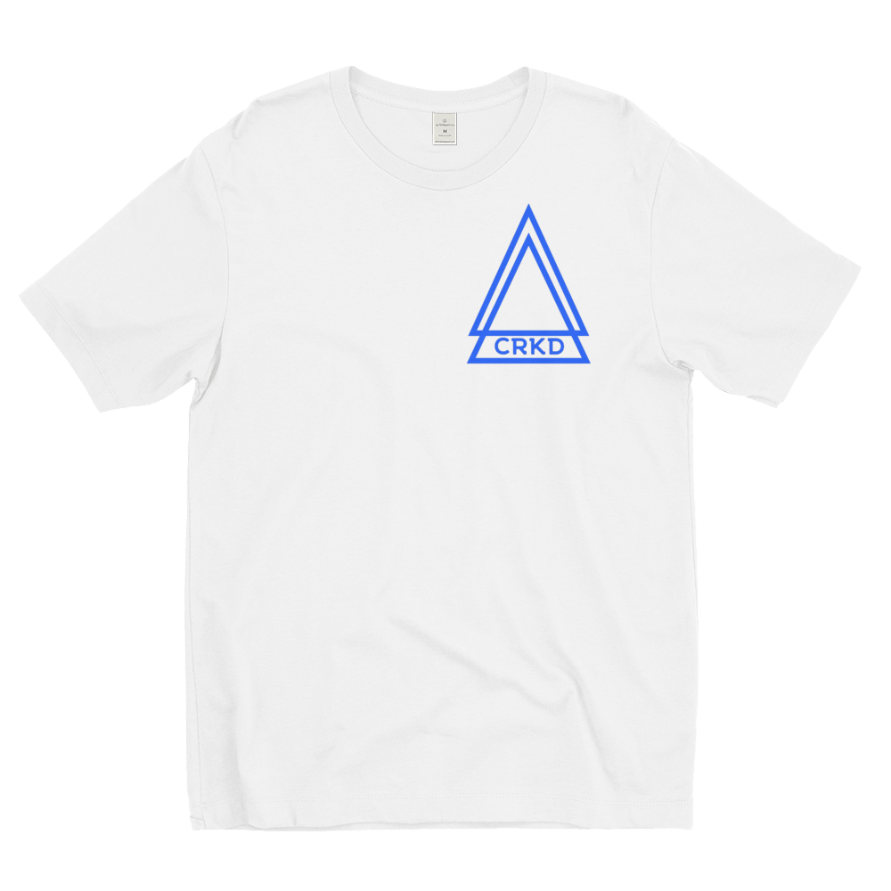 Image of White Double Triangle Tee