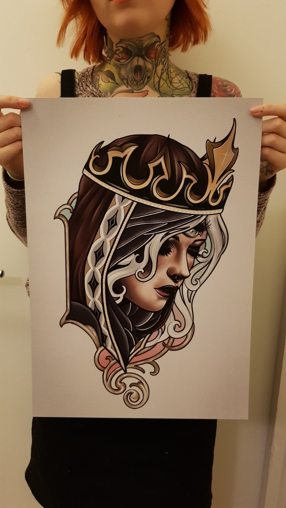 Image of Dark queen print