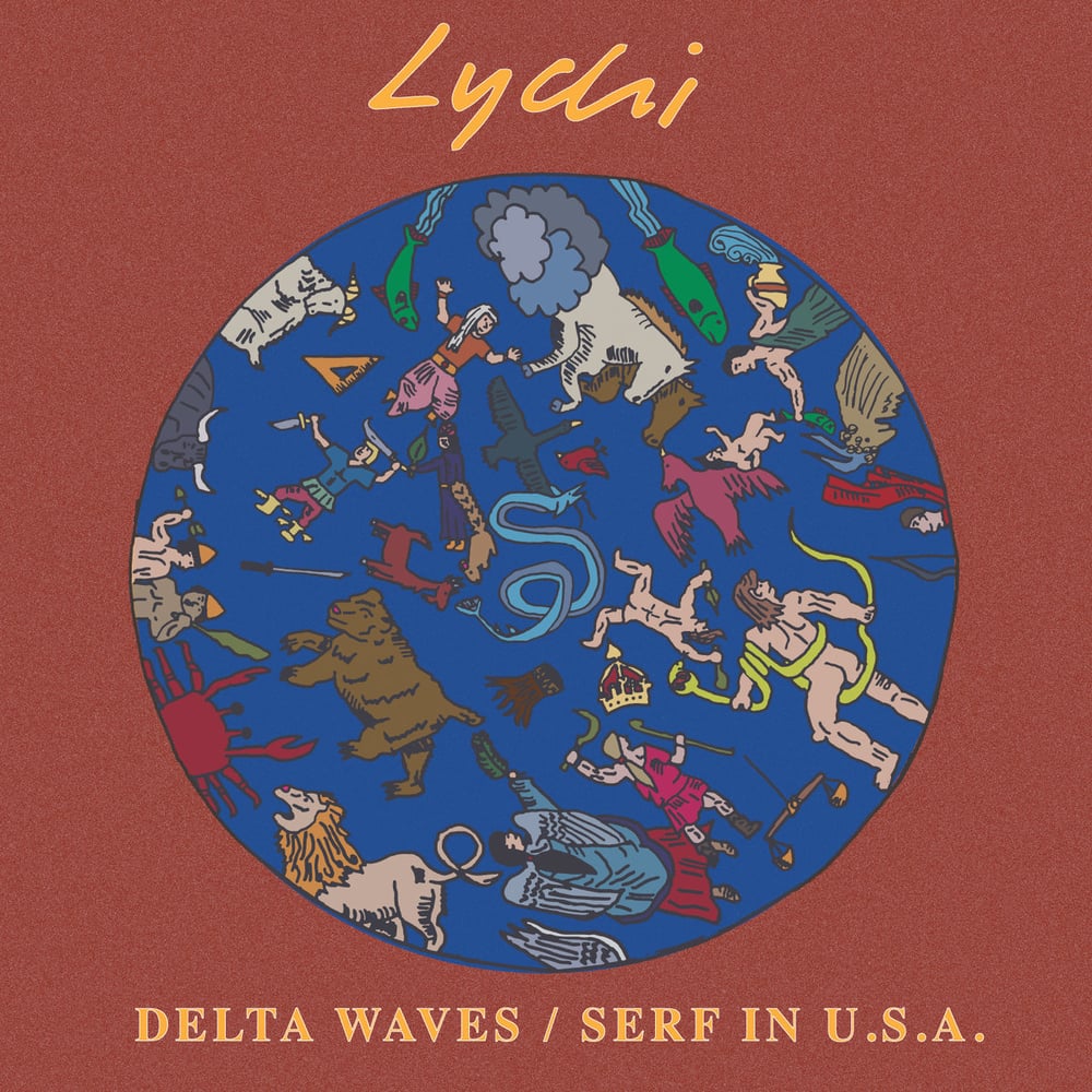 Image of Delta Waves B/W Serf In USA 7"
