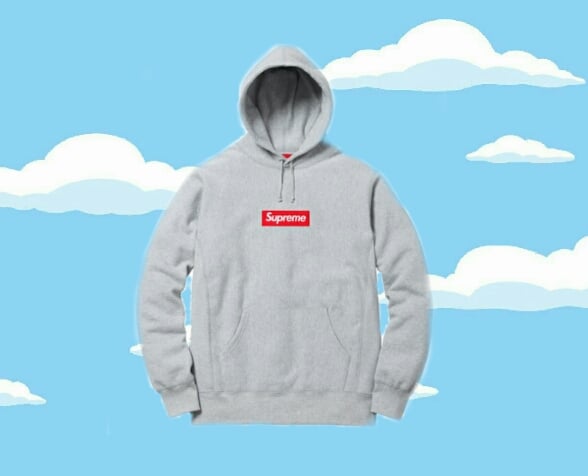 supreme cloud hoodie