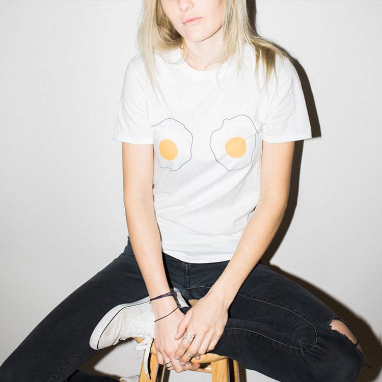 Image of Sunny Side Up Outline Tee