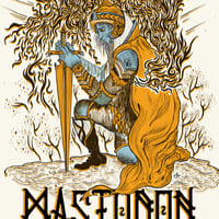 Image 3 of MASTODON (Paris 2017) screenprinted poster