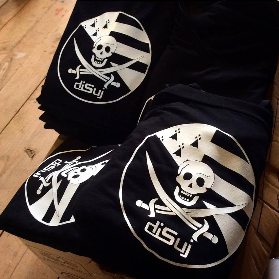 Image of T-shirt noir "Pirate Breton"