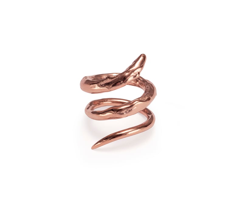 Image of Rose Gold Vermeil Twist Ring 