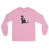 Image 2 of MY CAT LOVES TO SMELL FLOWERS LONG SLEEVE SHIRT