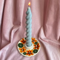 Nasturtium Candle Stick Holder