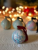 Marbled Ornaments - Jolly