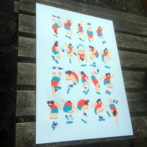 Image of ' Freestylers ' A2 Screen Print