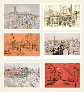 Image of Greetings cards - London - set of 6