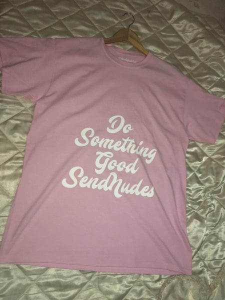Image of SEND NUDES COTTON CANDY T-SHIRT