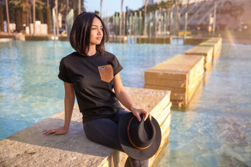 Image of Suede Paige's Pocket Tee