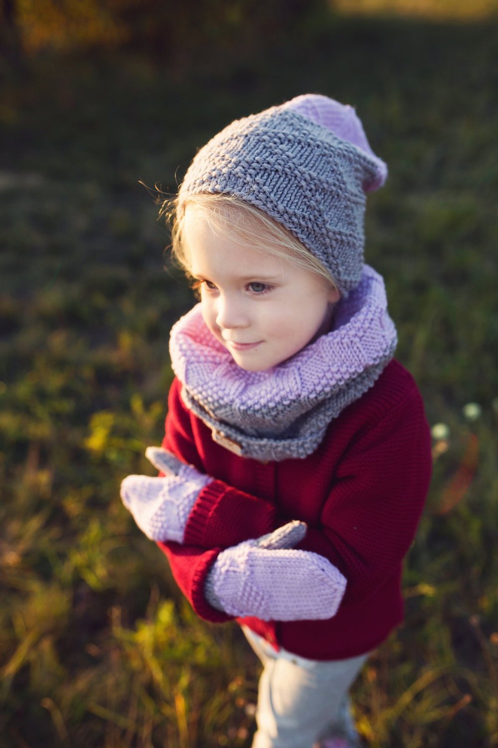 Hopscotch Hat and Scarf Set