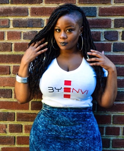 Image of BYENVI LADIES' SIGNATURE V-NECK