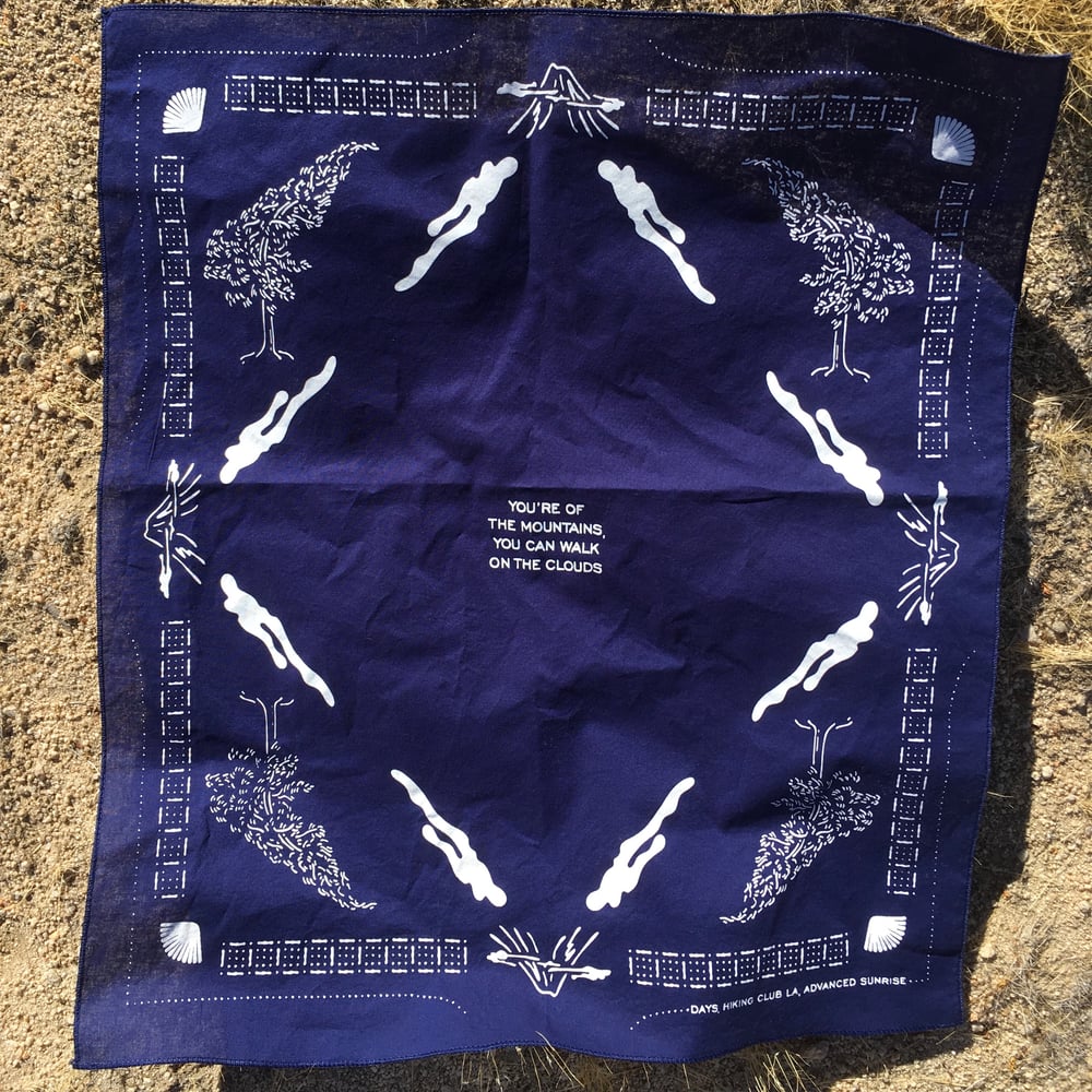 Image of Hiking Club LA "Clouds" Bandana
