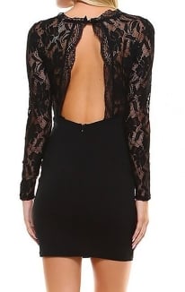 Image of Lace Sleeve Dress