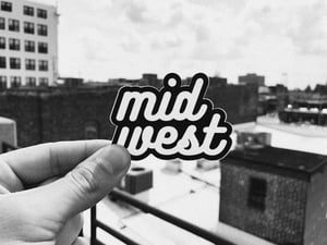 Image of Midwest Script Sticker