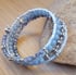 Gemstone Stacking Wrap Bracelet in Light Blue Image 2