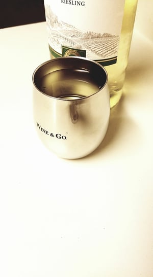 Image of Stainless Stemless “WINE & GO.™” Glass