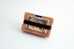 Image of Flexband Wooden Wallet Credit Card Holder