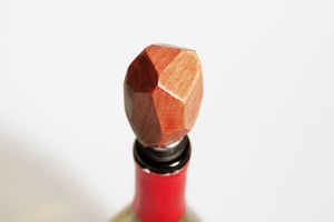 Image of Modern Geometric Wine Bottle Stopper