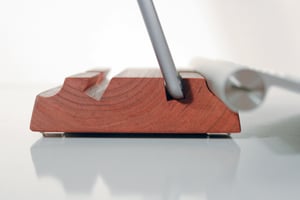 Image of Dual Angle Wooden iPad Stand