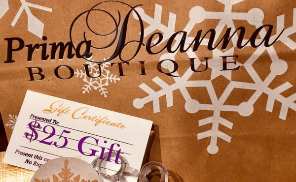 Image of $25 Gift Certificate