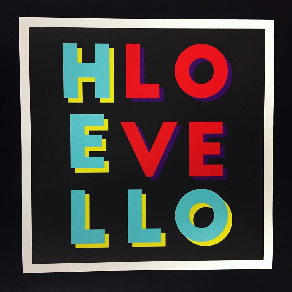 Image of "Hello Love" Print