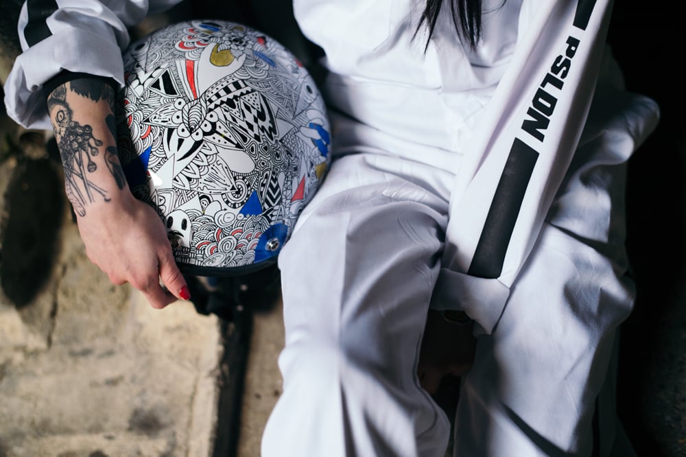 Image of PSLDN AllWare x Jean Cyrus Motorcycle Helmet