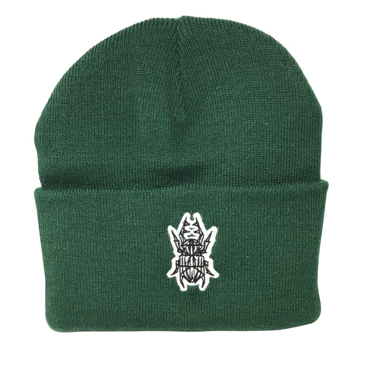 Image of Bottle Green Beetle Beanie