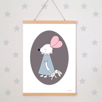 Affiche - Petite souris et son doudou (A3)