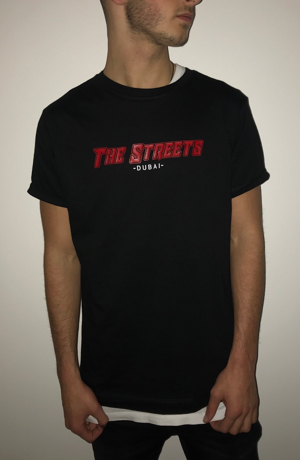 Image of ‘The Streets’ Skater Tee in Black