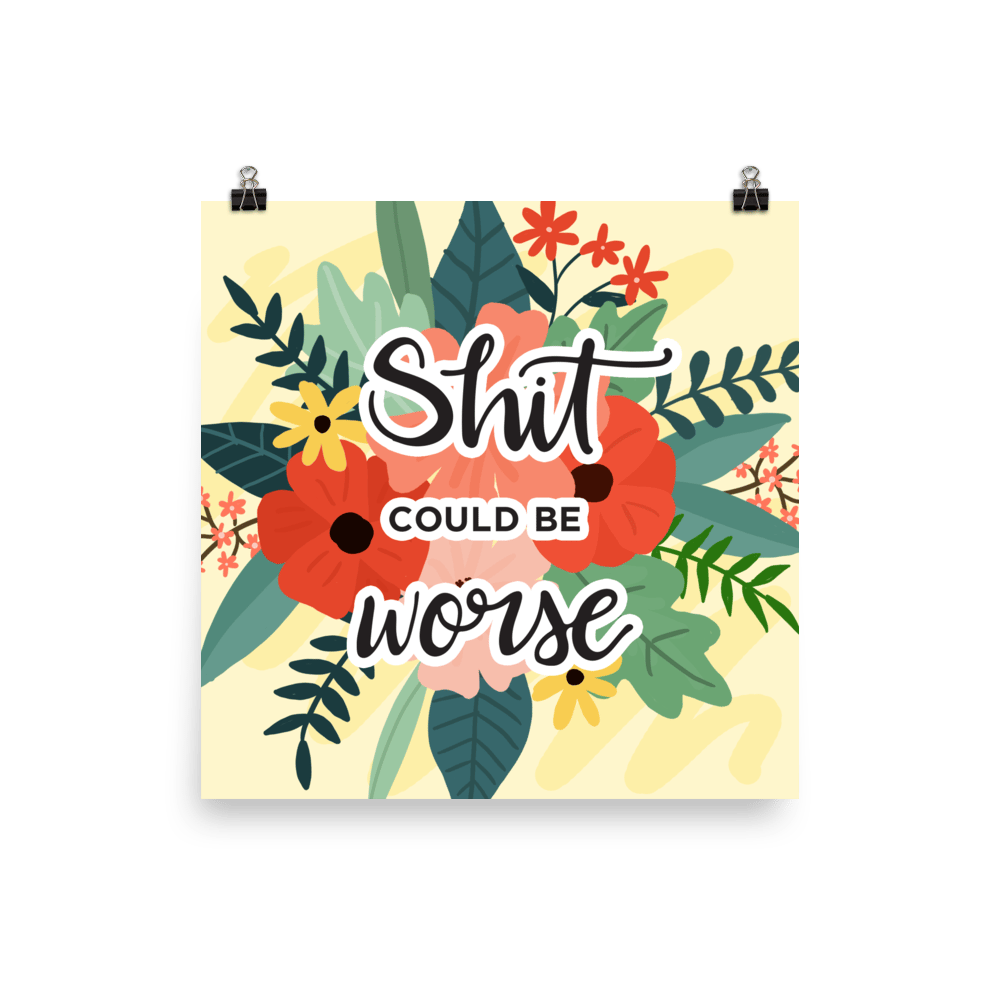 Image of Shit Could Be Worse Poster