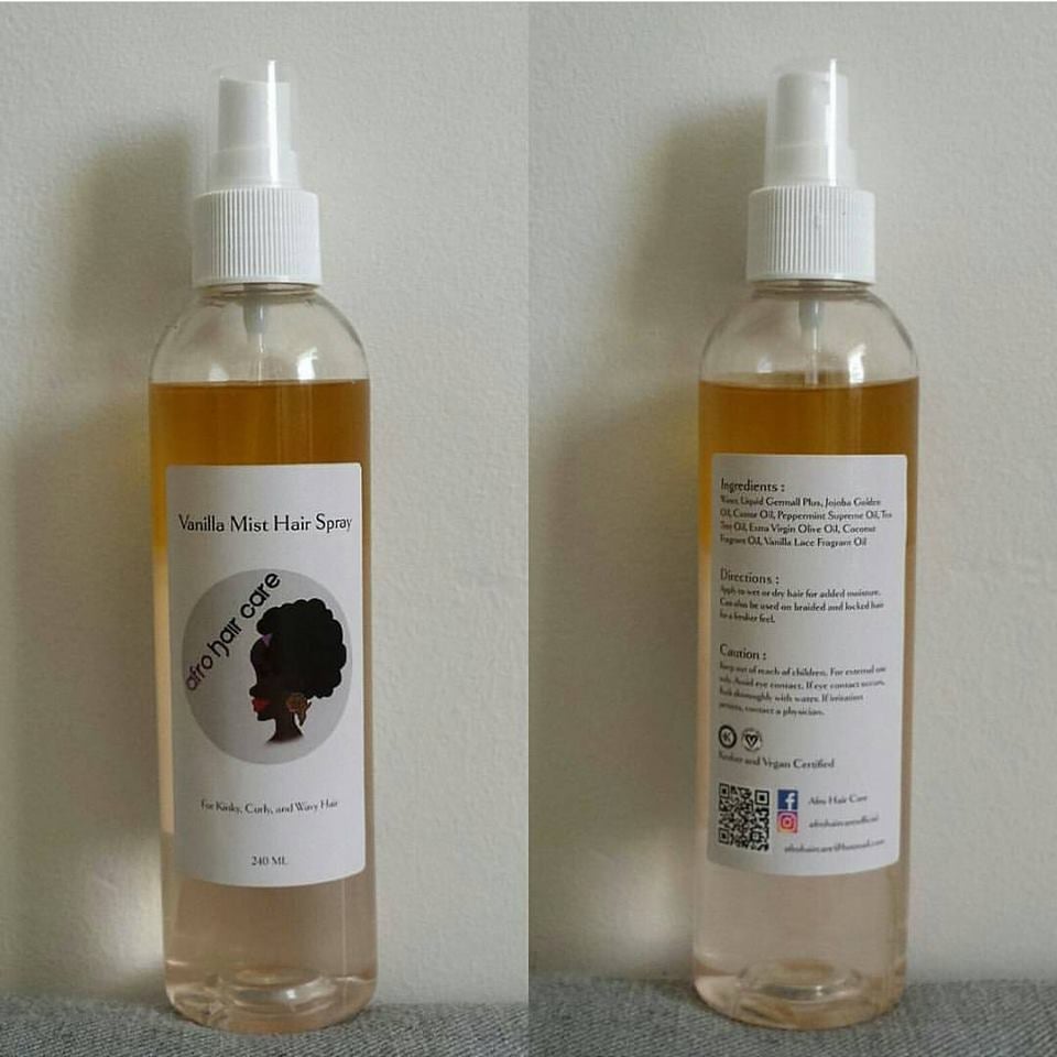Image of Vanilla Mist Hair Spray