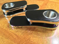 Image 1 of Flossdvip all plain leather headrest table pair #1