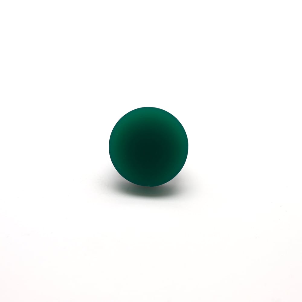 Image of Small Circle Duplex Ring: GREEN / GREY