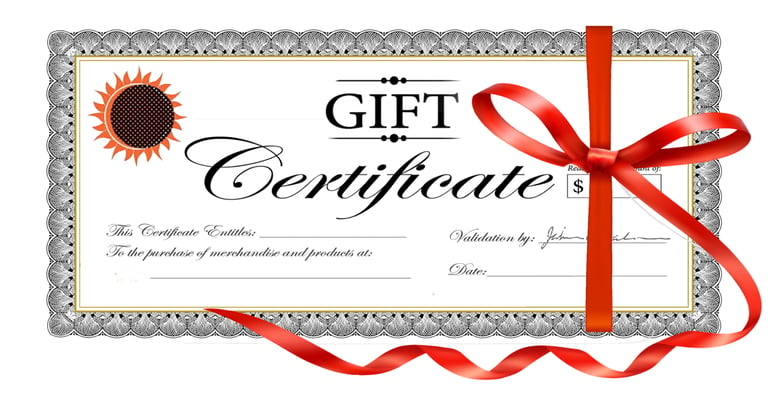 Image of Gift Certificate