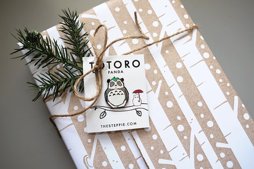 Image of "Totoro Panda" Hard Enamel Pin