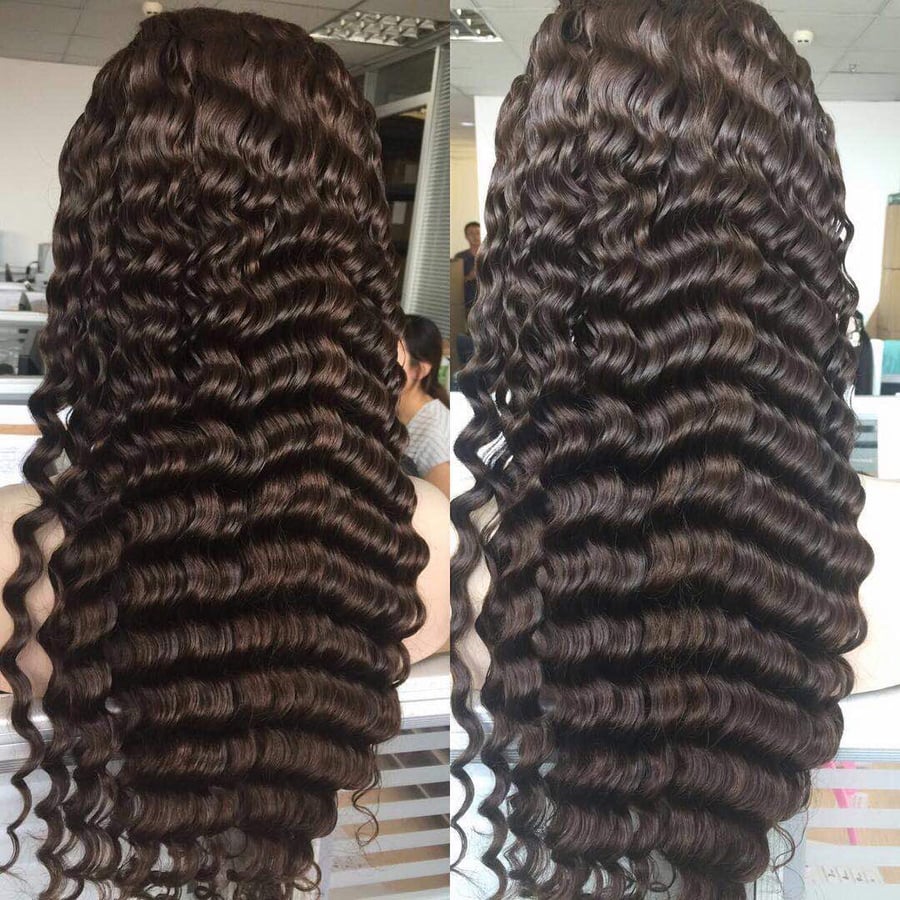 Image of Deep wave lacefront/full lace wig
