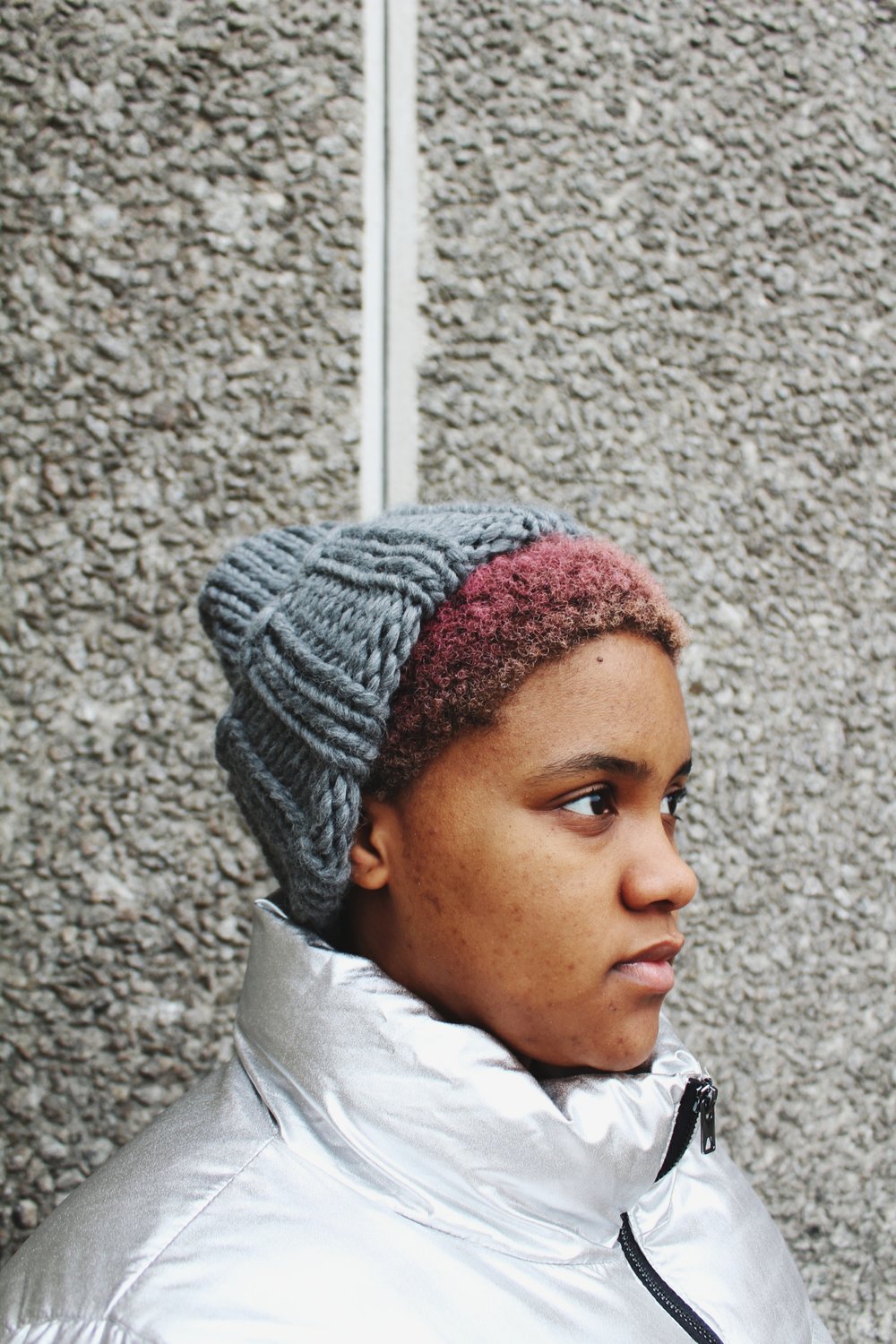 Image of Beanie Charcoal Chiné