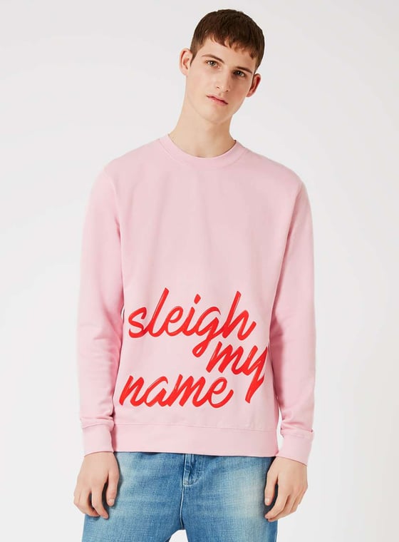 Image of Pink Sleigh my name Sweat/Jumper