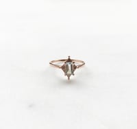 Image 1 of Artdeco Aquamarine Ring