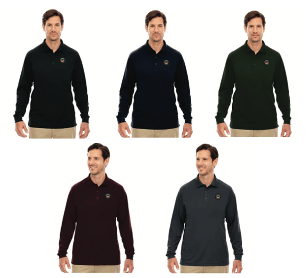 Image of Ash City - Core 365 Men's Pinnacle Performance Long-Sleeve Piqué Polo 88192