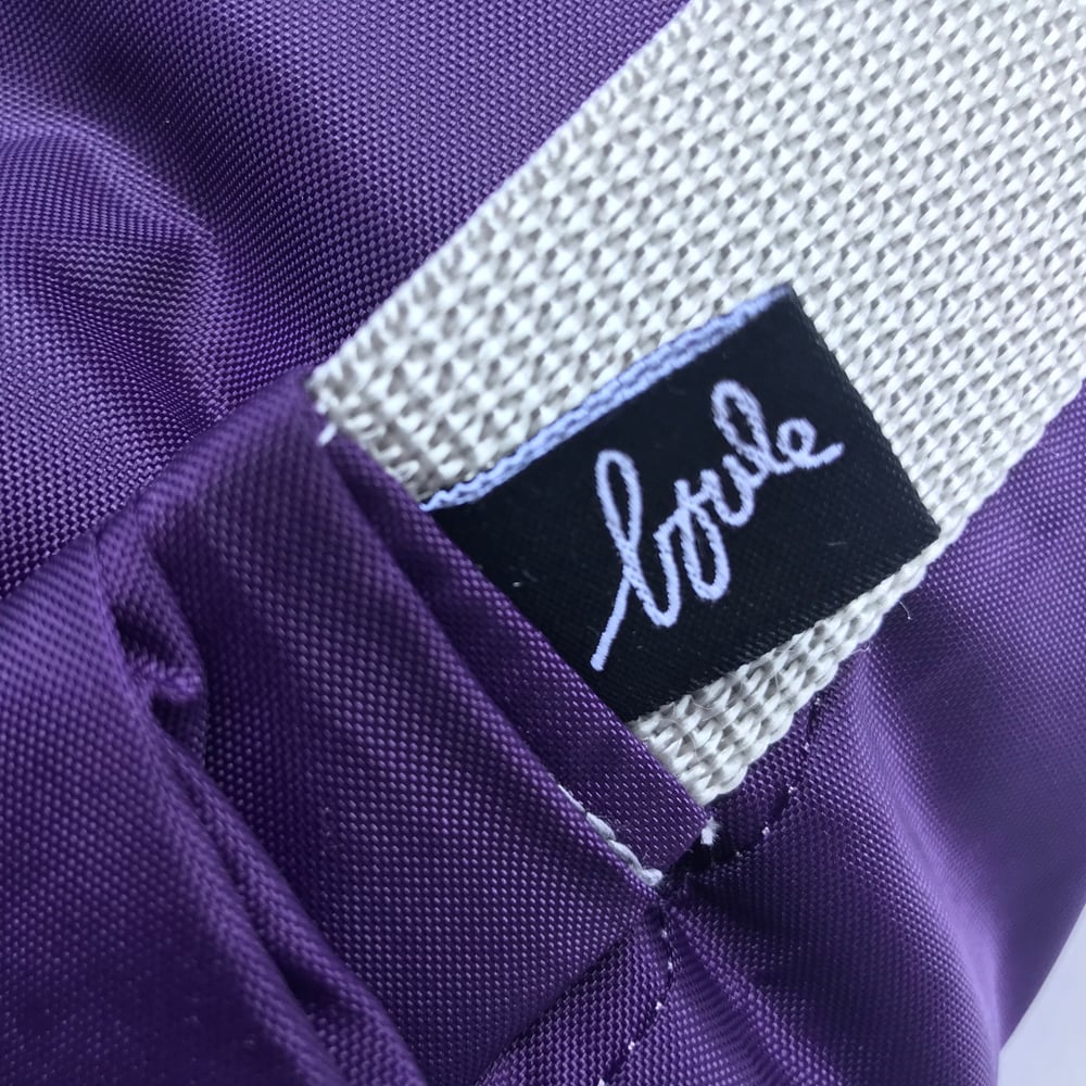 Image of Nylon Aubergine - zip