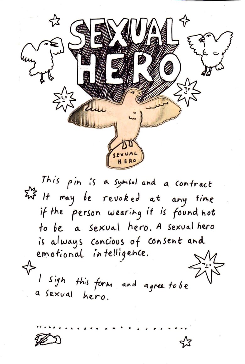 Image of Sexual Hero Pin