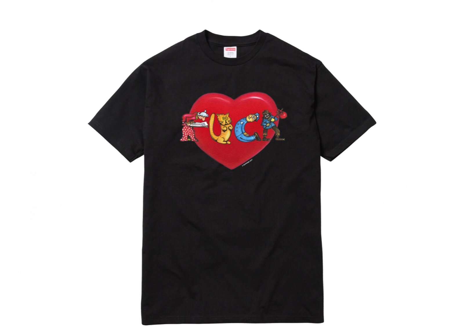 supreme heart tee