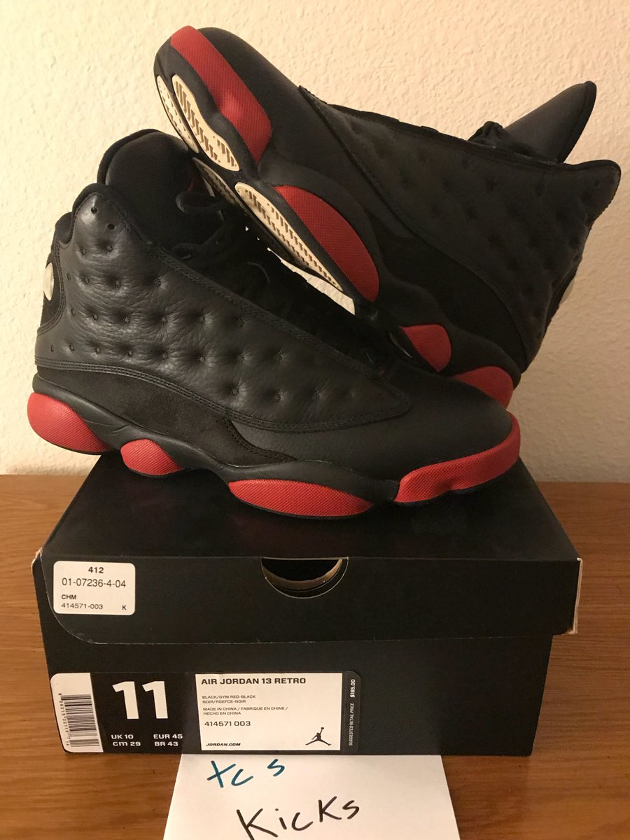 Image of Used Jordan Retro 13 Dirty Bred Size 11