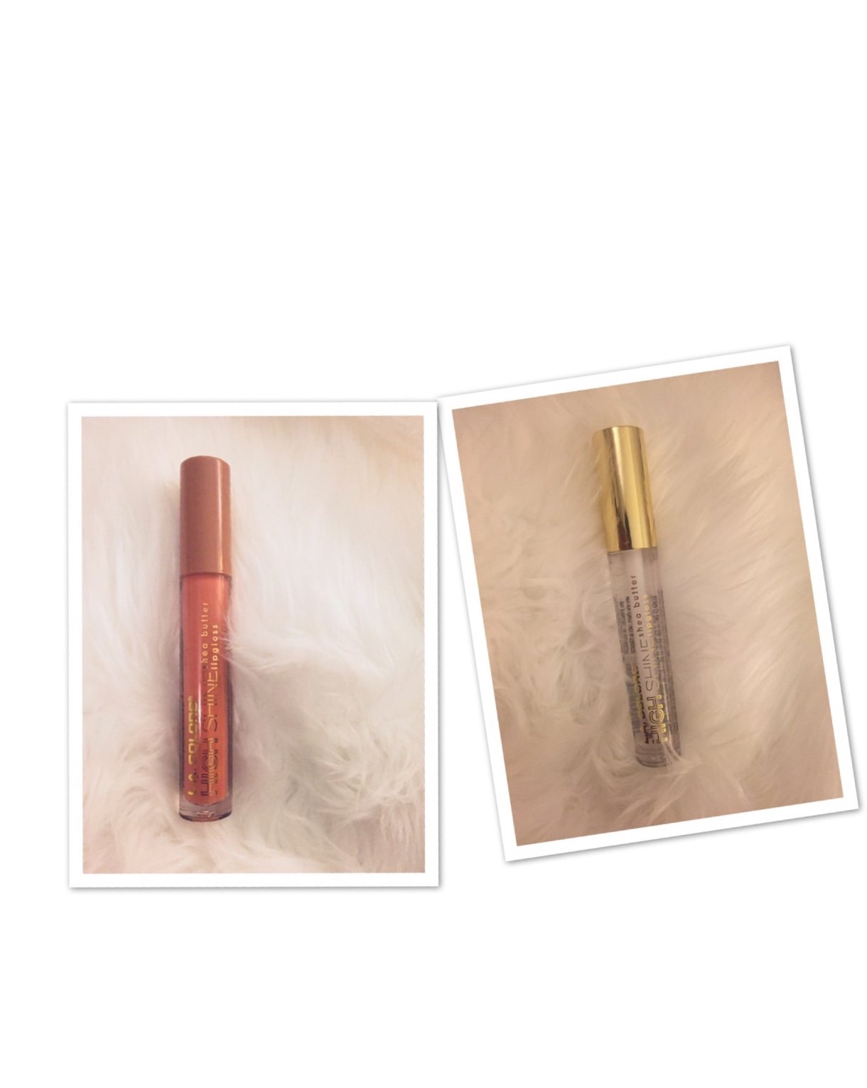 Image of La Colors High shine clear and Sensual lip gloss/shea butter 2ct