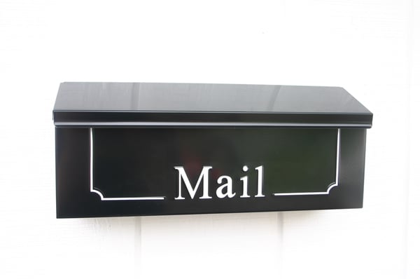 Image of Black Vintage Inspired Mailbox by TheBusBox