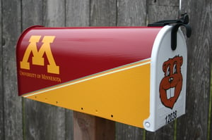 Image of University of Minnesota Mailbox by TheBusBox - Pick your team Football, Rivals, Sports, Mascot