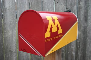 Image of University of Minnesota Mailbox by TheBusBox - Pick your team Football, Rivals, Sports, Mascot
